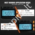 Skaitmeninis Sukimo Momento Atsuktuvas 1/4 colio (6,35 mm), 0,3–8 Nm, 0,01 Nm Tikslumas, Su Ekranu - Image 4