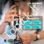 Skaitmeninis Sukimo Momento Atsuktuvas 1/4 colio (6,35 mm), 0,3–8 Nm, 0,01 Nm Tikslumas, Su Ekranu - Image 2