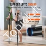 Sudedami Ramentai Pažastiniai, Aliumininiai, Reguliuojami, 140–180 cm, Maks. 158 kg, 950 g - Image 3