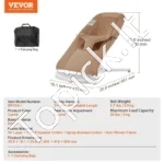 Sulankstomas Kūdikių Gultukas-Supynė, Rudos Spalvos Medvilnė, 2 Padėtys, 65.1 x 41 x 60 cm - Image 6