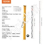 Teleskopinė Nivelyro Matuoklė (Niveliro Lenta) 4 m, Aliuminis, 4 Segmentai, cm/mm Skalė - Image 2