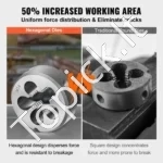 Universalus 116 dalių Sriegių Pjovimo Rinkinys, Metriniai ir Colių Dydžiai, M3–M20 - Image 5