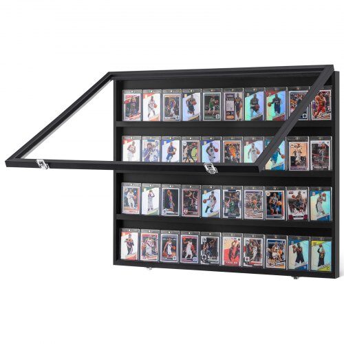us2FQYZSKJHX2433JF9USV02Fgoods_img-v22Fdisplay-frame-m100-1.2.jpg Rakinama Sporto Kortelių Vitrina 36 Vietų 775 x 617 x 55 mm, su 98 % UV Apsauga, PC Stiklas - Image 1