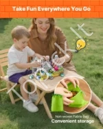 Magnetiniai Konstruktoriai Vaikams 100 Dalių (blokeliai), Zombių Miestas - Image 6