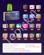 Magnetiniai Konstruktoriai Vaikams 100 Dalių (blokeliai), Zombių Miestas - Image 7