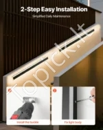 Modernūs LED lauko sieniniai šviestuvai, 2 vnt. komplektas (1000 mm) - Image 5