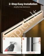 Modernūs LED lauko sieniniai šviestuvai, 2 vnt. komplektas (1200 mm) - Image 6