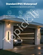 Modernus LED lauko sieninis šviestuvas (600 mm) - Image 5