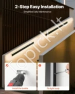 Modernūs LED sieniniai lauko šviestuvai, 2 vnt. (80 cm) - Image 6