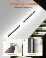 Modernūs dimeriuojami LED lauko sieniniai šviestuvai, 2 vnt. komplektas (600 mm) - Image 5