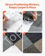 Modulinės kiliminės plytelės 508 x 508 mm (24 vnt.) – Daugiaspalvės - Image 3