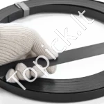 Plieninė pakavimo juosta, 19 mm x 0,55 mm x 91 m - Image 8