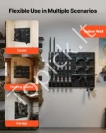 Sieninis modulinis ginklų laikiklis-panelė 6 šautuvams ir 6 pistoletams - Image 7