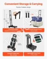 Sulankstomas rankinis vežimėlis kroviniams (131,5 kg) - Image 3