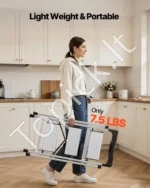 Sulankstomos 3 pakopų aliuminio kopėtėlės (150 kg) - Image 6