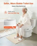 Tualeto Sėdynės Paaukštinimas Pailgoms Unitazų Sėdynėms iš HDPE - Image 4
