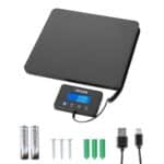 Skaitmeninės Siuntos Svarstyklės 200 kg, Dvigubas Tikslumas 10/100 g, LCD Ekranas