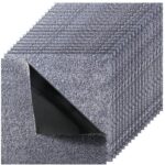 Savaime lipnios kiliminės plytelės 457 x 457 mm (10 vnt.) – Pilka spalva