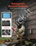 Automatinės vištidės durelės su LCD ekranu ir šviesos jutikliu - Image 6