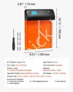 Automatinės vištidės durelės su laikmačiu ir apsauga nuo prispaudimo, oranžinės - Image 7