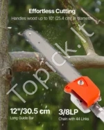 Benzininis aukštapjovė-genėtuvas, 25 cm³ dvitaktis variklis, 30 cm pjovimo juosta - Image 4