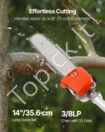 Benzininis aukštapjovė-genėtuvas, 52 cm³, 2-taktis, 35,5 cm pjovimo juosta - Image 4