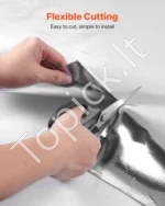 Dvipusė neperforuota šilumą atspindinti izoliacija, 0,15 mm storio, 38,1 m x 1,22 m, austo audinio pagrindas - Image 5