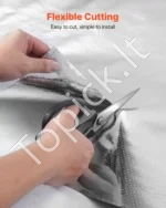 Dvipusė perforuota šilumą atspindinti izoliacija, 0,15 mm storio, 38,1 m x 1,22 m, austo audinio pagrindas - Image 5