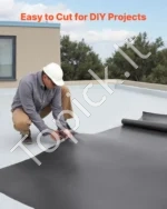 EPDM guminė stogo danga, 4,57 m x 7,62 m (15 x 25 pėdų), 1,14 mm (45 mil) storio - Image 5
