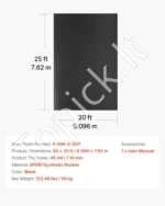 EPDM guminė stogo danga, 6,1 m x 7,62 m (20 x 25 pėdų), 1,14 mm (45 mil) storio - Image 7