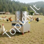 Elektrinė paukščių pešimo mašina su 50 cm būgnu, 1500 W - Image 8