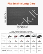 Guminė garažo grindų danga, 1,2 x 2,13 m PVC rulonas su deimantiniu raštu, 2,2 mm - Image 2