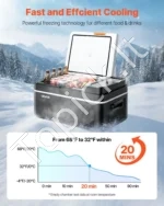 Kompresorinis automobilinis šaldytuvas, 20 l, 12/24/220 V, su programėle - Image 3