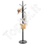 Laisvai pastatoma drabužių kabykla su prabangiu marmuriniu pagrindu, 6 kabliukai, 1800 mm - Image 6