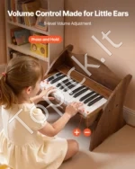 Medinis skaitmeninis pianinas vaikams, 25 klavišai - Image 4