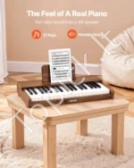 Medinis skaitmeninis pianinas vaikams, 37 klavišai - Image 2