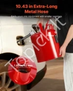 Metalinė kuro kanistra su apsauga, 19 l talpos saugus kuro bakas su lanksčiu snapeliu - Image 4