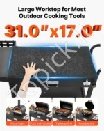 Mobili lauko virtuvė ir kepsninės stalas, 787 x 432 mm stalviršis - Image 3