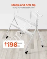 Mobilus televizoriaus stovas su ratukais, ekranams nuo 89 cm iki 254 cm, iki 90 kg - Image 4