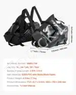 Motociklo šoninių krepšių komplektas, 28 L (14 L x 2) - Image 5