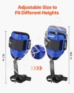Reguliuojamo aukščio medžių laipiojimo smaigaliai su saugos diržu, iki 159 kg - Image 6