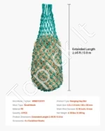 Šieno tinklai arkliams (4 vnt.), 90 cm ilgio, su 38 mm skylutėmis - Image 7