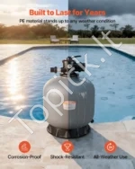 Smėlio filtravimo sistema, 609,6 mm (24 colių), 246,1 l/min, su 7 eigų vožtuvu - Image 4