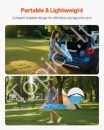 Sulankstomas kempingo stalas su 4 puodelių laikikliais  - Image 5
