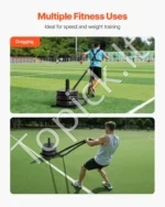 Sunkiaatlečių rogės jėgos ir ištvermės treniruotėms, juodas - Image 3