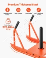 Sunkumų kilnojimo rogės sportui, 745 mm x440 mm 475 mm, oranžinės - Image 2