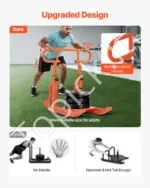 Sunkumų kilnojimo rogės sportui, 900 x 738 x 842 mm, oranžinės - Image 2