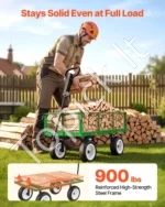Sustiprintas sodo vežimėlis 408,2 kg, su 25,4 cm padangomis, Žalia - Image 2