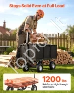 Sustiprintas sodo vežimėlis 544,3 kg, su 25,4 cm padangomis - Image 2