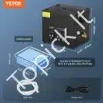 Ultragarsinė valymo mašina, 10 l, su mechaniniu valdymu, šildytuvu ir laikmačiu - Image 7